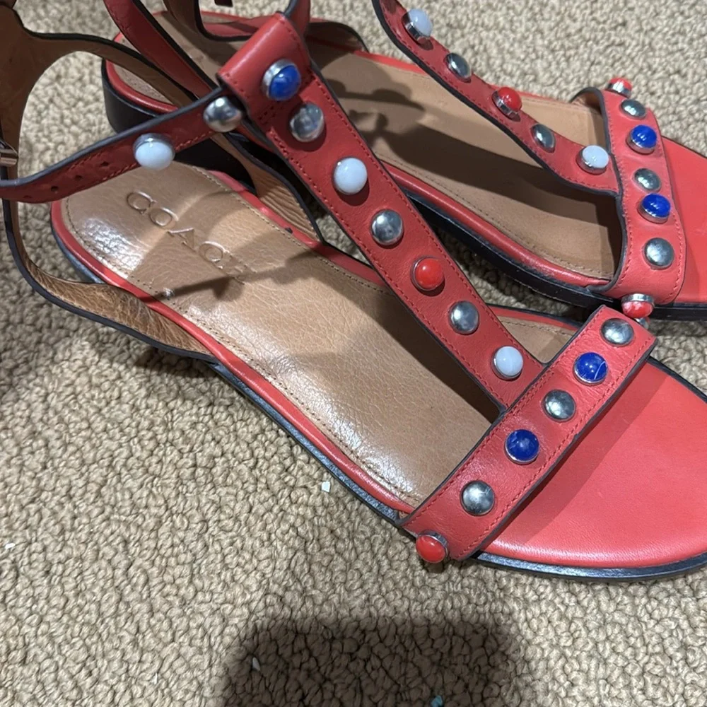 coach, beautiful summer sandals.